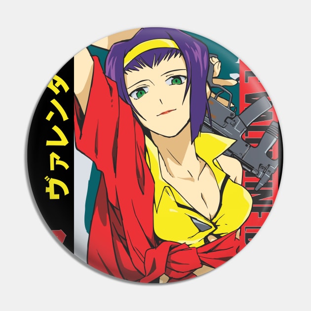 Queen Of Hearts Cowboy Bebop Pin Cowboy Bebop Shop