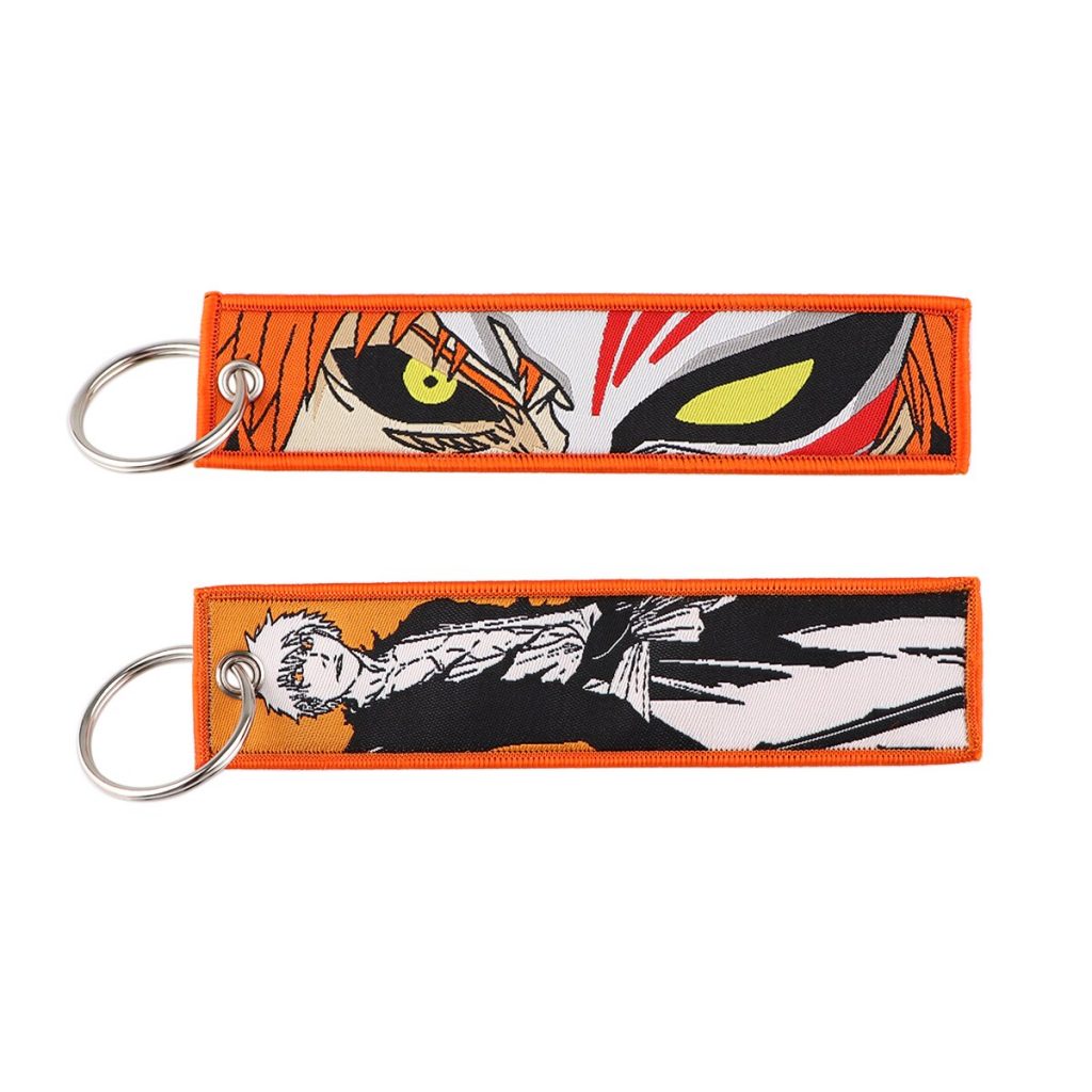 Anime Cowboy Bebop Embroidered Keys Tag Keychains Jet Tag for Women Keyring Car Keys Fashion Jewelry 5 - Cowboy Bebop Shop