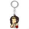 Anime Cowboy Bebop Keychain Cartoon Spike Spiegel Faye Valentine Enamel Keyring Men Women Fashion Trinket Jewelry 2 - Cowboy Bebop Shop