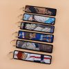 Berserk Cowboy Bebop Embroidered Keys Tag Keychains for Women Keyring Japanese Anime Car Keys Fashion Jewelry - Cowboy Bebop Shop