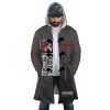 Spike Spiegel Dream CB AOP Hooded Cloak Coat FRONT Mockup - Cowboy Bebop Shop