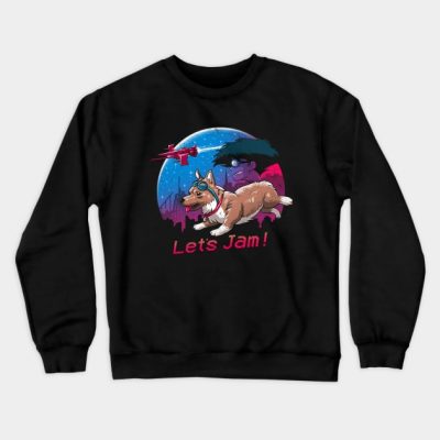 Lets Jam Crewneck Sweatshirt Official Haikyuu Merch