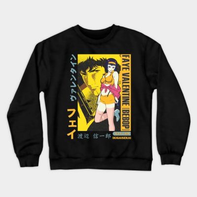 Faye Valentine Cowboy Bebop Crewneck Sweatshirt Official Haikyuu Merch