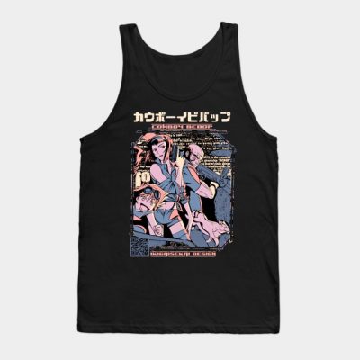 Bounty Hunter Retro Cowboy Bebop Ikigaisekai Tank Top Official Haikyuu Merch