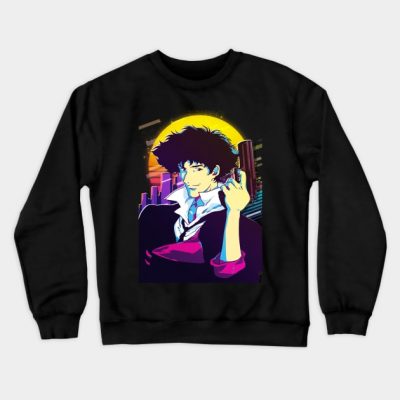 Cowboy Bebop Spike Spiegel Crewneck Sweatshirt Official Haikyuu Merch