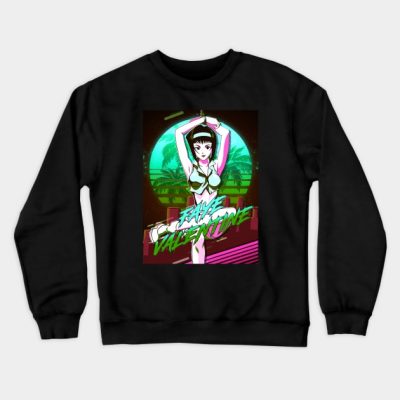 Faye Valentine Cowboy Bebop Anime 80S Vaporwave Crewneck Sweatshirt Official Haikyuu Merch