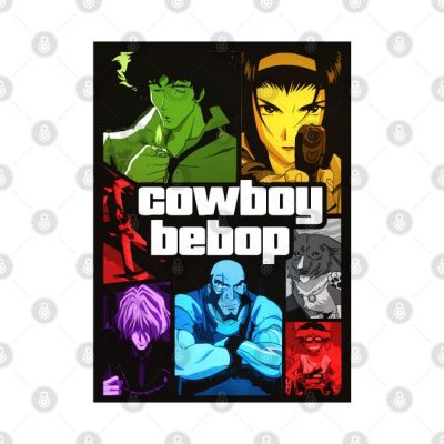Cowboy Bebop Cover Art Pin Official Haikyuu Merch