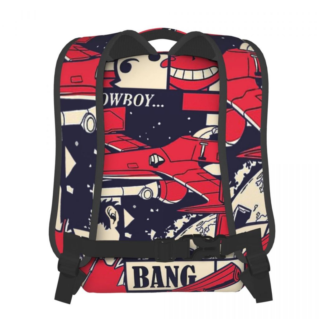 Back To School Bebop Cowboy Pattern Backpack School Boy Girl Travel Soft Rucksack Casual Laptop Bag 1 - Cowboy Bebop Shop