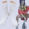 Cowboy Bebop Faye Valentine Cosplay Shoes White Comic Costume Shoes - Cowboy Bebop Shop