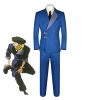 Cowboy Bebop Spike Cosplay Suit Pants Full Sets Men Blue Uniform Halloween Carnival Costumes Outfits - Cowboy Bebop Shop