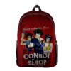 Trendy Novelty Cowboy Bebop pupil Bookbag Notebook Backpacks 3D Print Oxford Waterproof Boys Girls Casual Travel 11 - Cowboy Bebop Shop