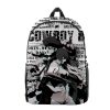 Trendy Novelty cowboy bebop pupil Bookbag Notebook Backpacks 3D Print Oxford Waterproof Boys Girls Casual Travel 4 - Cowboy Bebop Shop