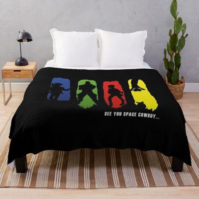 Cowboy Bebop Vintage Throw Blanket Official Cowboy Bebop Merch