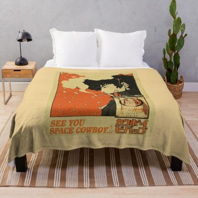 Cowboy Bebop Vintage Throw Blanket Official Cowboy Bebop Merch