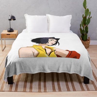 Cowboy Bebop Faye Throw Blanket Official Cowboy Bebop Merch