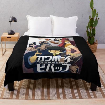 Cowboy Bebop Throw Blanket Official Cowboy Bebop Merch