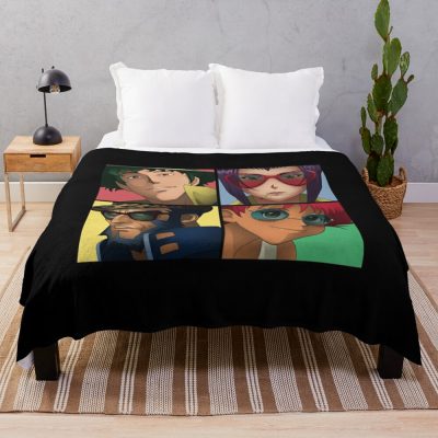 Cowboy Bebop Vintage Throw Blanket Official Cowboy Bebop Merch