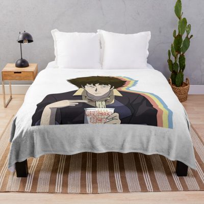 Cowboy Bebop Spike Throw Blanket Official Cowboy Bebop Merch