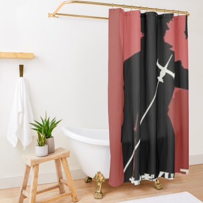 'Cowboy Bebop' Poster Shower Curtain Official Cowboy Bebop Merch