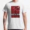 Cowboy Bebop Retro Vintage Anime Lets Jam T-Shirt Official Cow Anime Merch