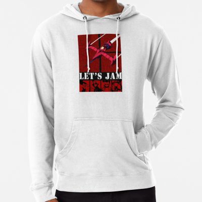 Cowboy Bebop Retro Vintage Anime Lets Jam Hoodie Official Cow Anime Merch